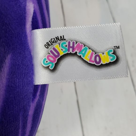 Squishmallow Stackable 8" Tazik the Purple Monkey Zebra Striped Pillow New - Picture 8 of 12